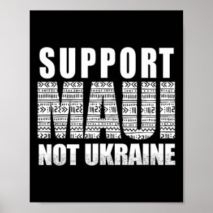 Support Maui Not Ukraine Poster