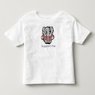 Support Me Elephant Toddler T-shirt