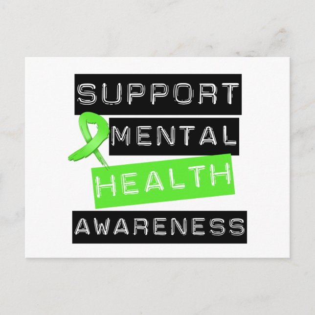 Support Mental Health Awareness Postcard (Front)