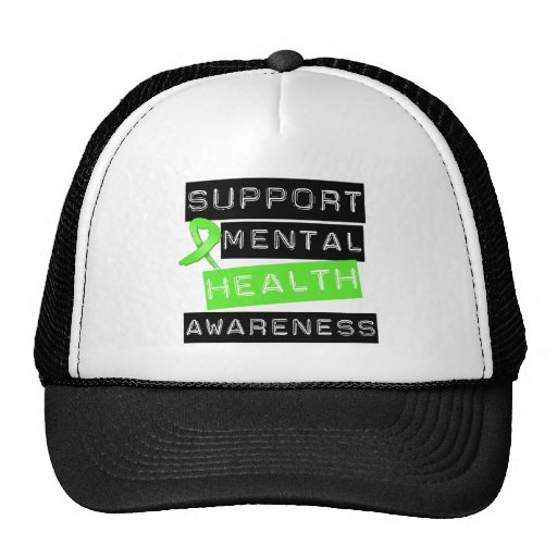 Support Mental Health Awareness Trucker Hat | Zazzle