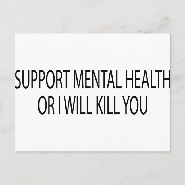 Support Mental Health Postcard (Front)
