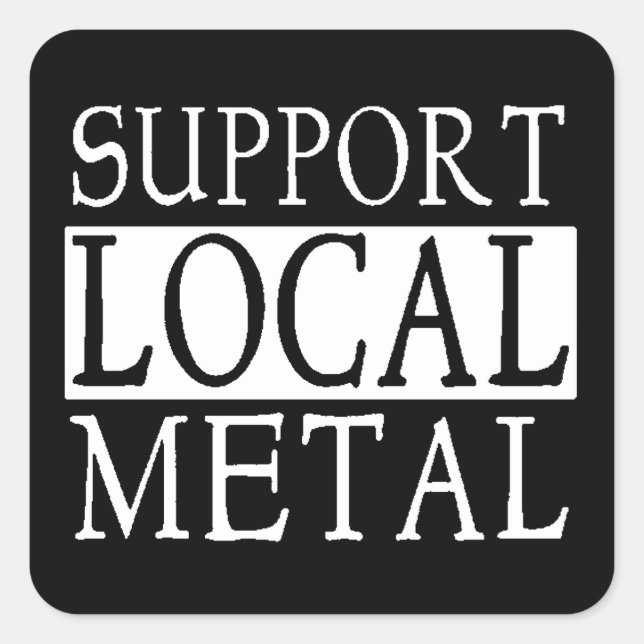 Support Metal Sticker (Front)