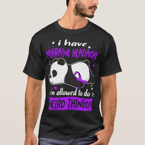 Support Migraine Headache Awareness Gifts T_Shirt