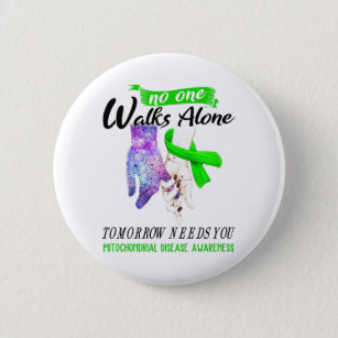Support Mitochondrial Disease Awareness Ribbon Gif Button
