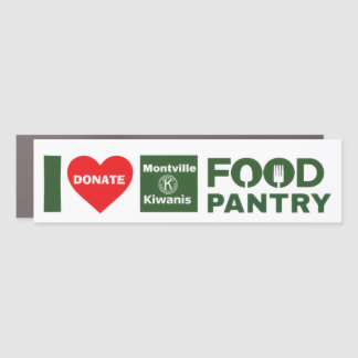Support Montville Kiwanis Food Pantry Car Magnet