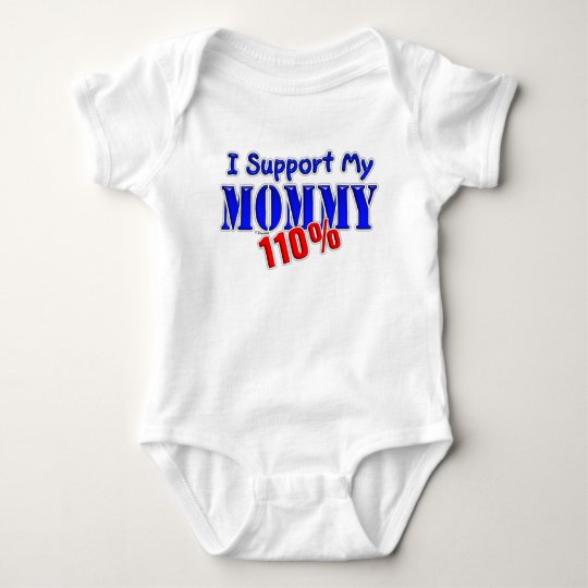Support My Mommy 110% Baby Bodysuit