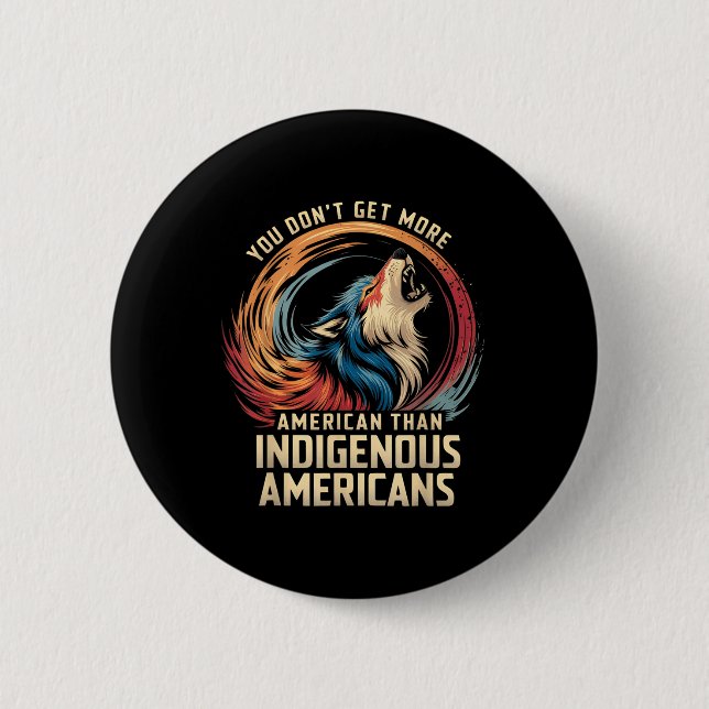Support Native Americans Against Trump _1  Button (Front)