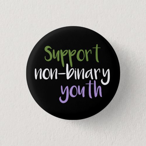 Support Non_Binary Youth Badge Button