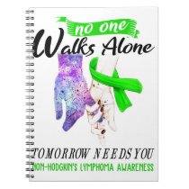 Support Non-Hodgkin's Lymphoma Awareness Ribbon Notebook