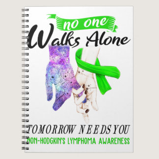Support Non-Hodgkin's Lymphoma Awareness Ribbon Notebook