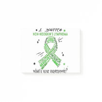 Support Non-Hodgkin's Lymphoma Warrior Gifts Post-it Notes