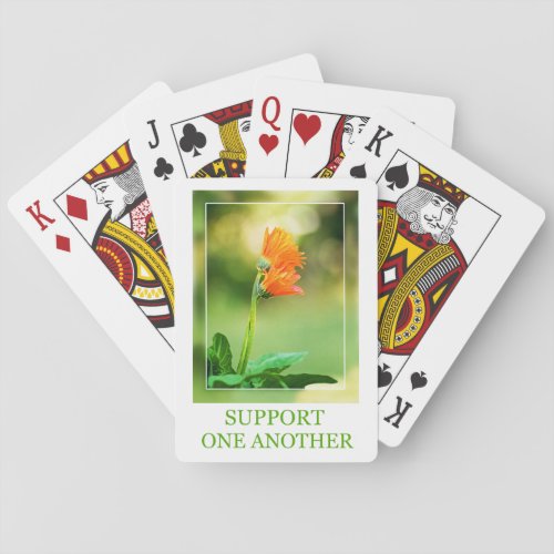 Support One Another Playing Cards