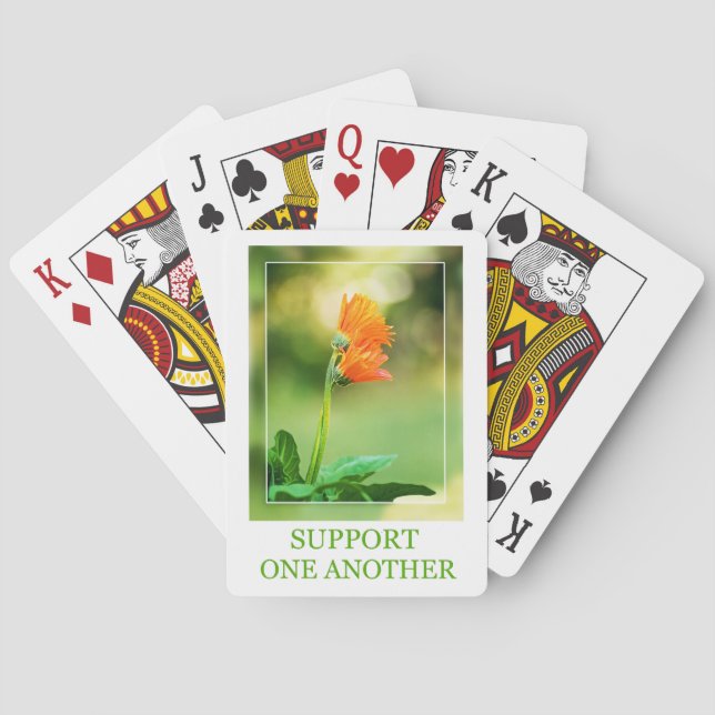 Support One Another Poker Cards (Back)