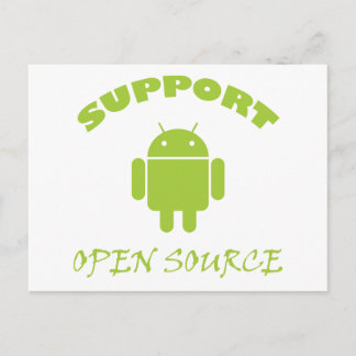 Support Open Source Robot Postcard