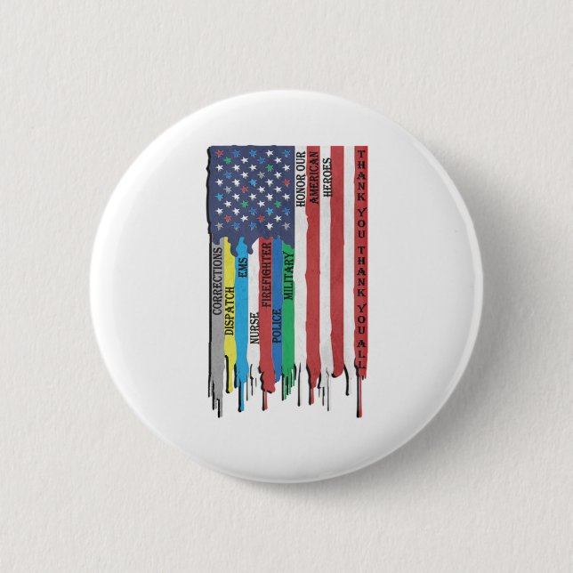 Support Our Front Line Workers Button (Front)