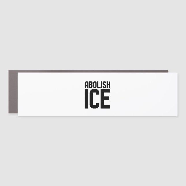 Support our immigrant Abolish Ice Protest  Car Magnet (Front)