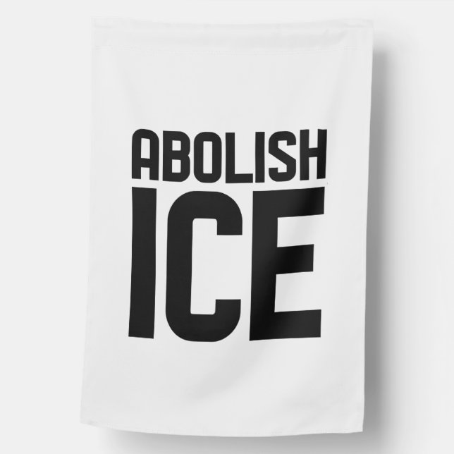 Support our immigrant Abolish Ice Protest  House Flag (Front)