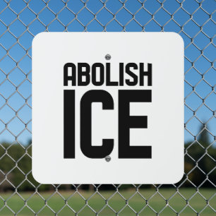 Support our immigrant Abolish Ice Protest  Metal Sign