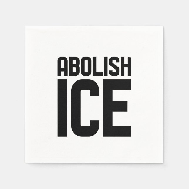 Support our immigrant Abolish Ice Protest  Napkins (Front)
