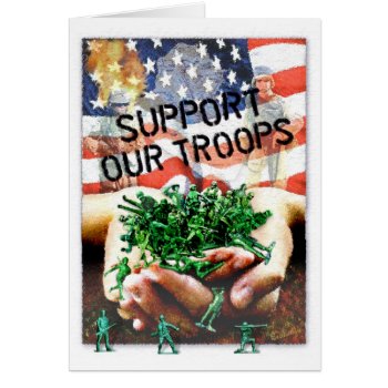 Support Our Troops by ernestinegrin at Zazzle