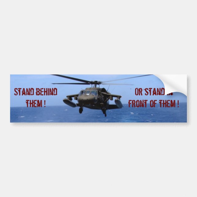 Support our Troops Bumper Sticker (Front)