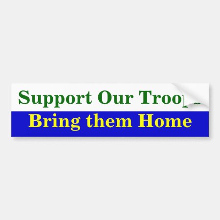 Support Our Troops Bumper Sticker