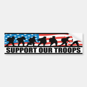 Support our Troops Bumper sticker