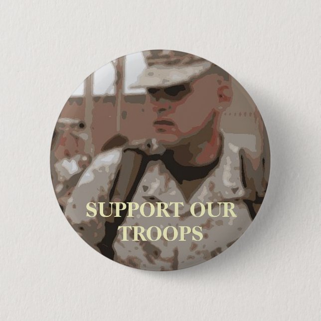 Support Our Troops Button (Front)