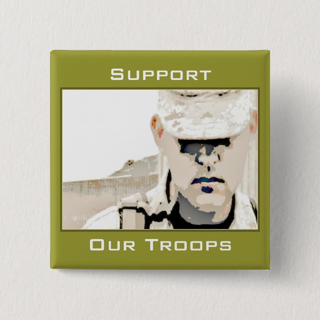 Support Our Troops Button (Front)