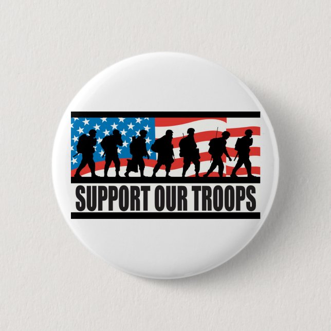 Support Our Troops Button (Front)
