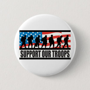 Support Our Troops Button