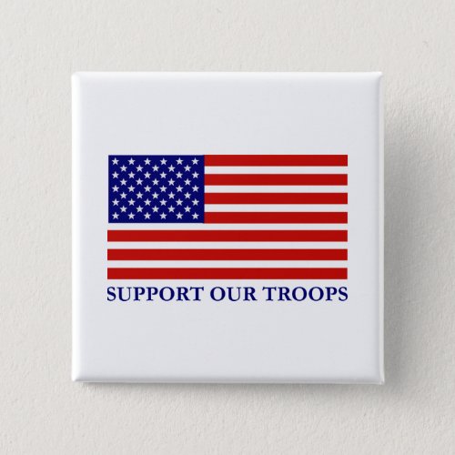 Support Our Troops Button