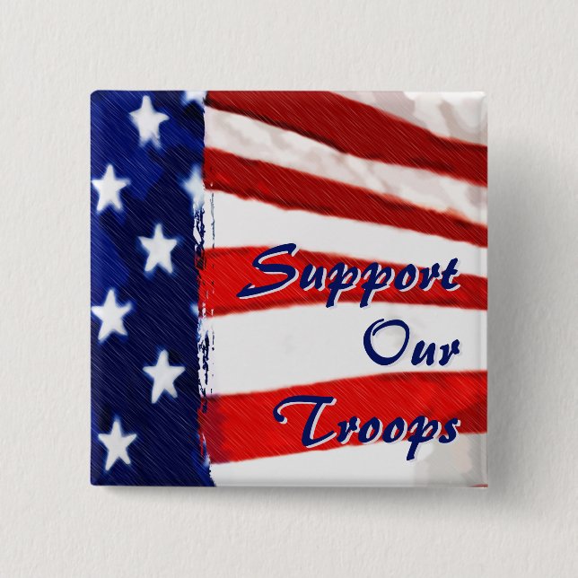 Support our Troops Button (Front)