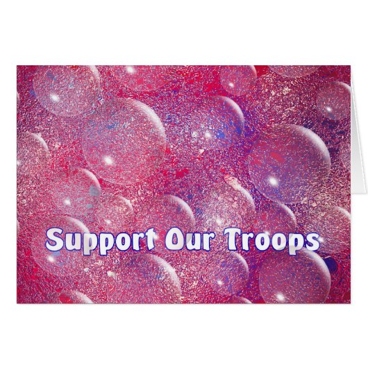 Support Our Troops Cards (Front Horizontal)