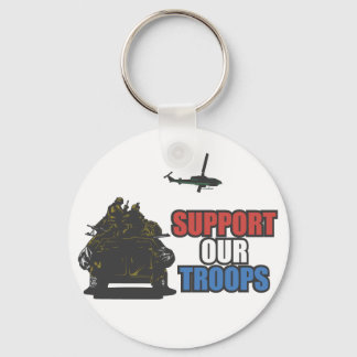 Support Our Troops Key Chain