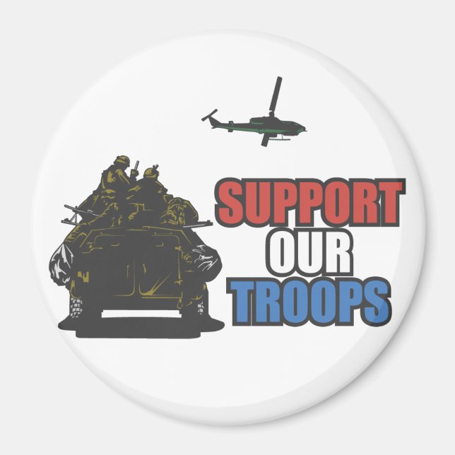 Support Our Troops Magnet (Front)
