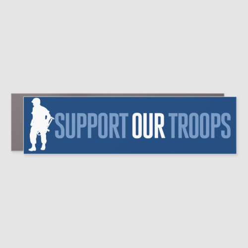 Support Our Troops Memorial Day Veterans Day Car Magnet