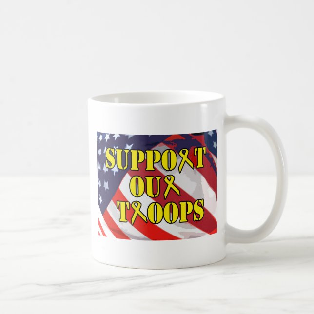 Support Our Troops Mug (Right)