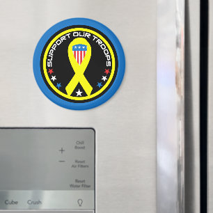 Support Our Troops Patriotic Magnet