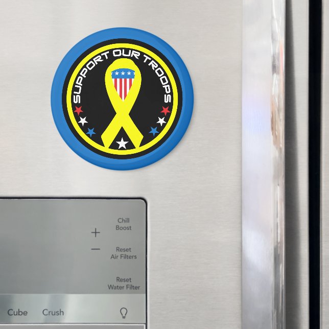 Support Our Troops Patriotic Magnet (In Situ (Fridge))
