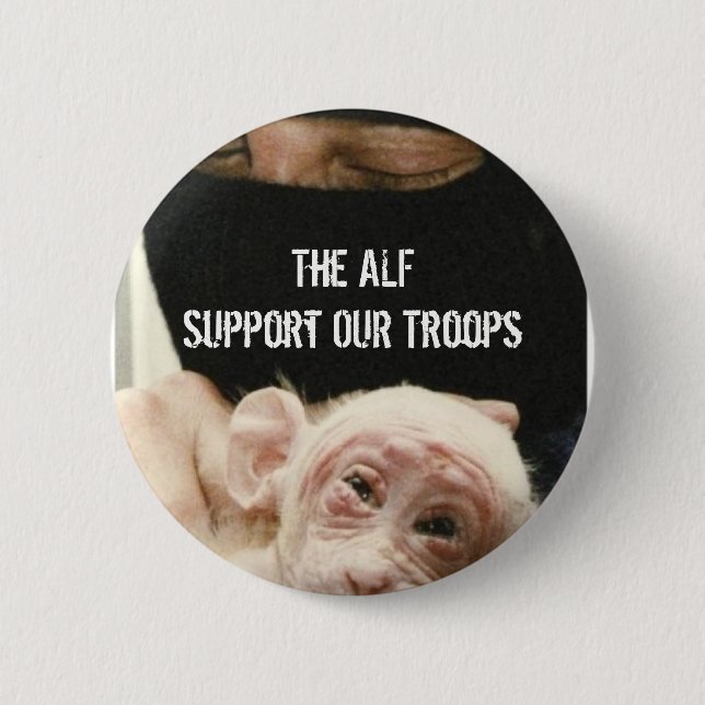 Support OUR Troops! Pinback Button (Front)