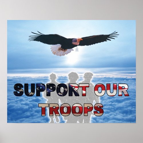 Support Our Troops Poster