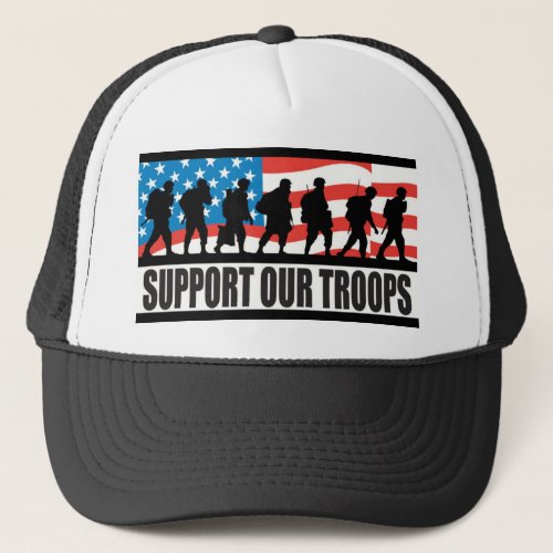 Support Our Troops Trucker Hat
