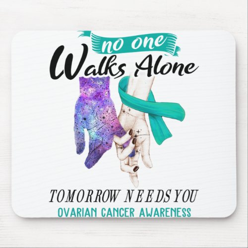 Support Ovarian Cancer Awareness Ribbon Gifts Mouse Pad