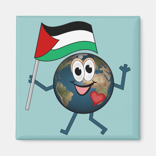 Support Palestinian Statehood Magnet (Front)