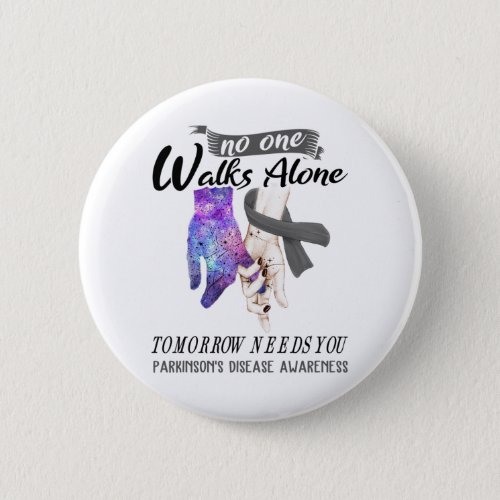 Support Parkinsons Disease Awareness Ribbon Gifts Button