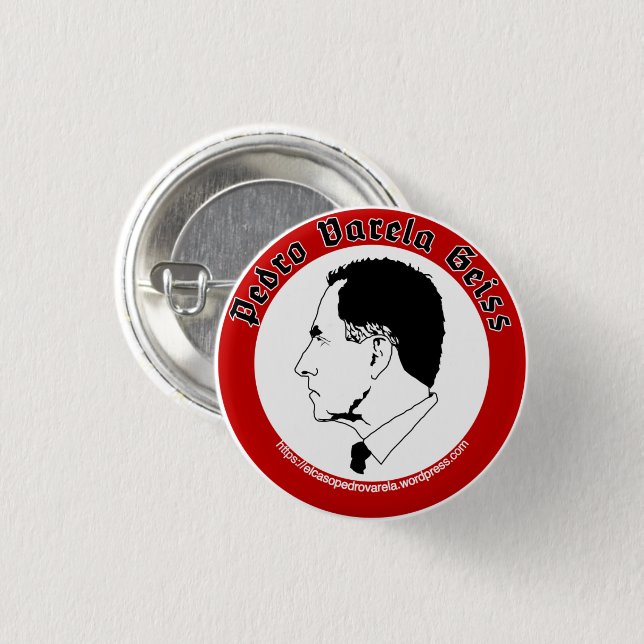 Support Pedro Varela Button (Front & Back)