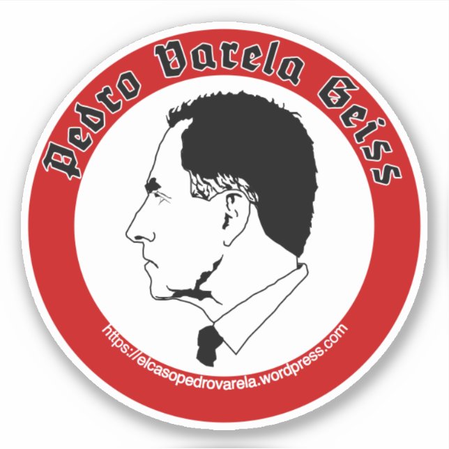 Support Pedro Varela Sticker (Front)