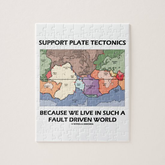 Support Plate Tectonics Because We Live In A Fault Jigsaw Puzzle