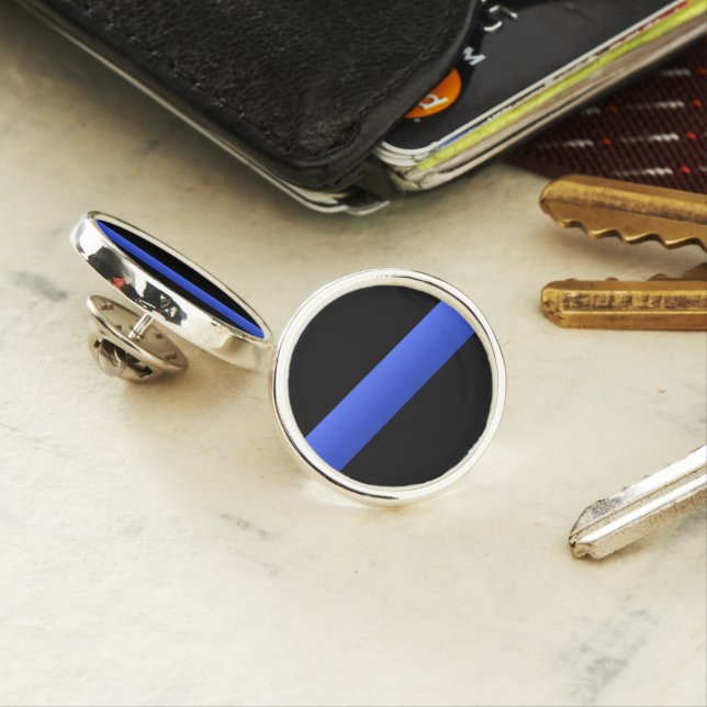 Support Police on the Thin Blue Line Pin (In Situ)
